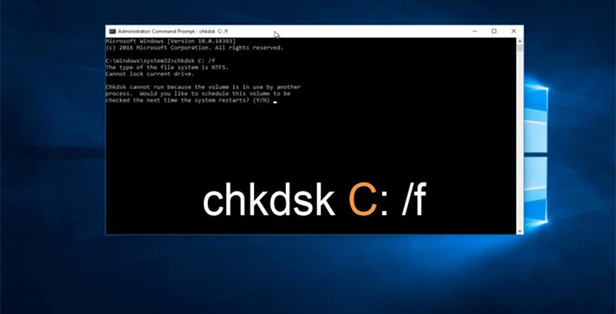 تعمیر فلش مموری با روش cmd و استفاده از دستور chkdsk