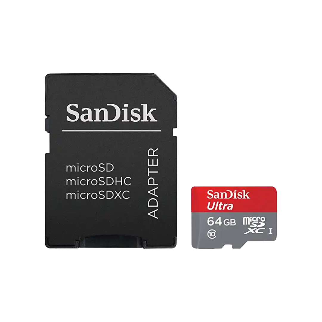 کارت حافظه سن دیسک مدل micro SD Ultra SDSDQUAN سرعت 100 مگابایت ظرفیت 64 گیگابایت با خشاب