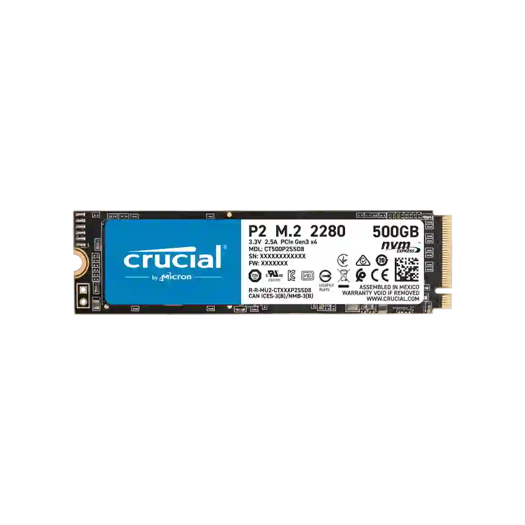 حافظه SSD M2 کروشیال 500 گیگابایت مدل Crucial P2