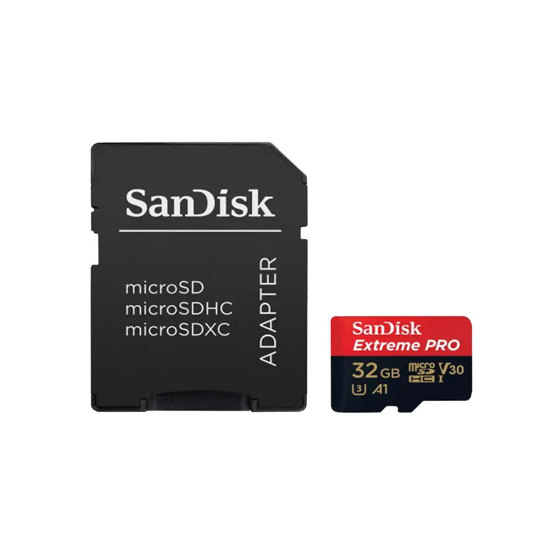 کارت حافظه سن دیسک مدل micro SD Extreme PRO SDSQXCG سرعت 100 مگابایت ظرفیت 32 گیگابایت