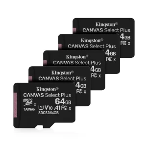 کارت حافظه کینگستون 64 گیگابایت مدل Canvas Select plus بسته 5عددی