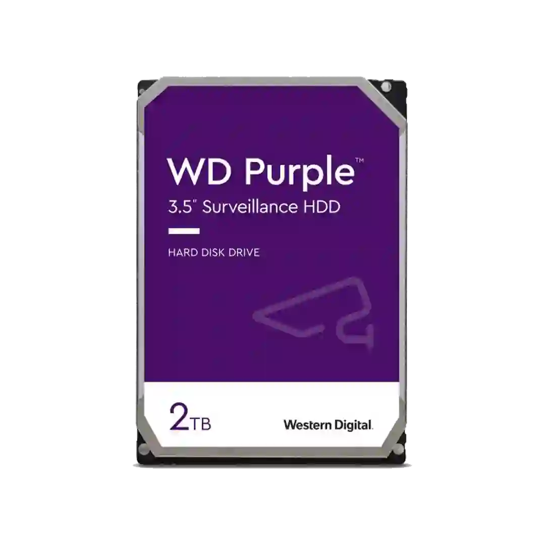 هارد اینترنال HDD وسترن دیجیتال 2 ترابایت مدل Purple WD20PURZ
