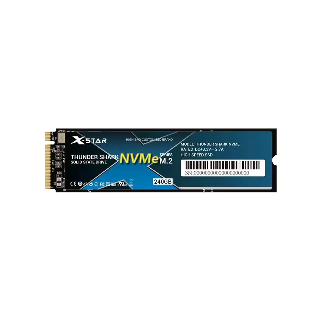 حافظه SSD M2 ایکس استار 256 گیگابایت مدل Thunder shark blue