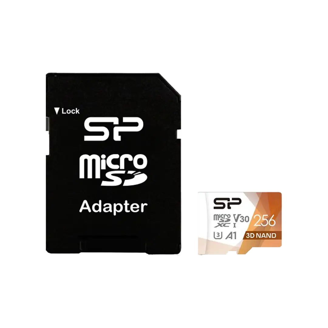 کارت حافظه سیلیکون پاور 256 گیگابایت مدل Superior Pro با آداپتور