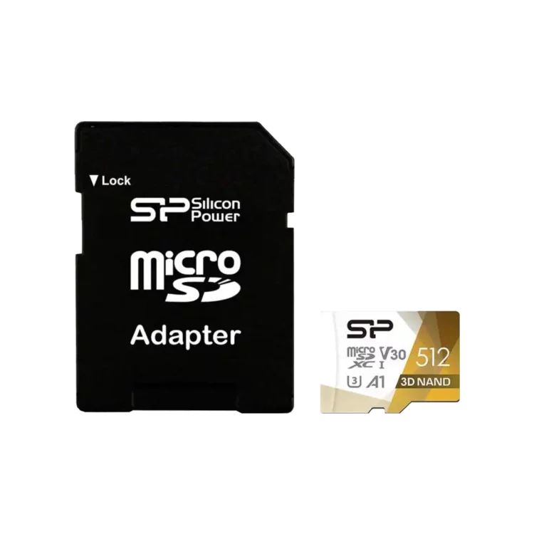 کارت حافظه سیلیکون پاور 512 گیگابایت مدل Superior Pro با آداپتور