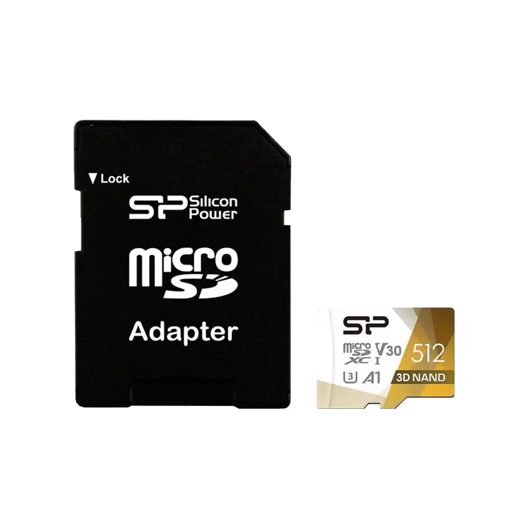 کارت حافظه سیلیکون پاور 512 گیگا Superior Pro با آداپتور