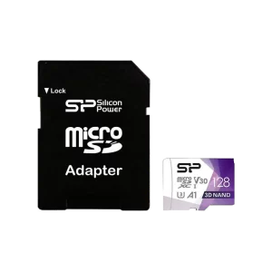 کارت حافظه سیلیکون پاور 128 گیگابایت مدل Superior Pro با آداپتور
